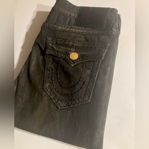 Rare NWOT True Religion  men’s Ricky Super T in “GOLDEN NIGHTS” wash size 33x34